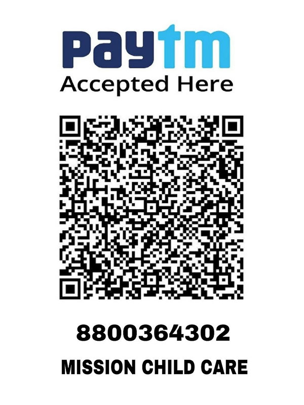 PayTM Account of Mission Child Care Trust